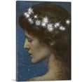 thumbnail image 1 of ARTCANVAS Night Canvas Art Print by Edward Robert Hughes - Size: 12" x 8" (0.75" Deep), 1 of 9