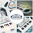 thumbnail image 4 of 1 Ensemble de Jouet Musical pour Enfants Piano Électrique Jouet Éducatif Jouet, 4 of 6
