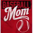 thumbnail image 2 of Baseball Mom Cute Proud Sports Mother Women Crewneck Sweatshirt Brisco Brands 4X, 2 of 4