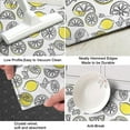 thumbnail image 3 of Yellow Lemon Fruit Slices White Pattern Kitchen Rug Mat,Kitchen Runner Rugs Non Skid Washable,Decorative Kitchen Floor Mats for Kitchen,Sink,Laundry,17"X47", 3 of 5