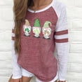 thumbnail image 2 of Ichuanyi Womens Tops, Summer Clearance Women's St.Patrick's Day Print Long-sleeved Casual Blouse Pullover Tops, 2 of 5