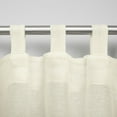 thumbnail image 3 of Exclusive Home Curtains Miami Semi-Sheer Indoor/Outdoor Tab Top Curtain Panel Pair, 54x96, Ivory, 3 of 9