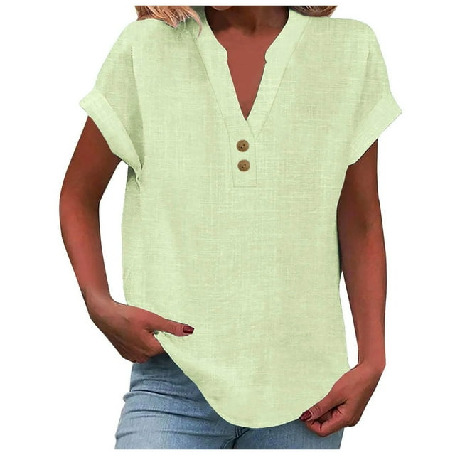 Débardeur d'Été Tendance pour Femme, Coupe Ample et Fluide, Col en V, T-Shirt Sans Manches, Design Plissé avec Ourlet Arrondi pour Tenue Décontractée et Active