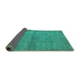 thumbnail image 2 of Ahgly Company Indoor Rectangle Oriental Turquoise Blue Industrial Area Rugs, 2' x 3', 2 of 4