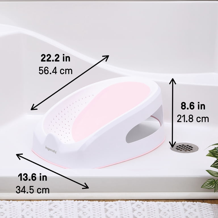 Ingenuity Easy Rinse Baby Bather Seat, Pink photo 5