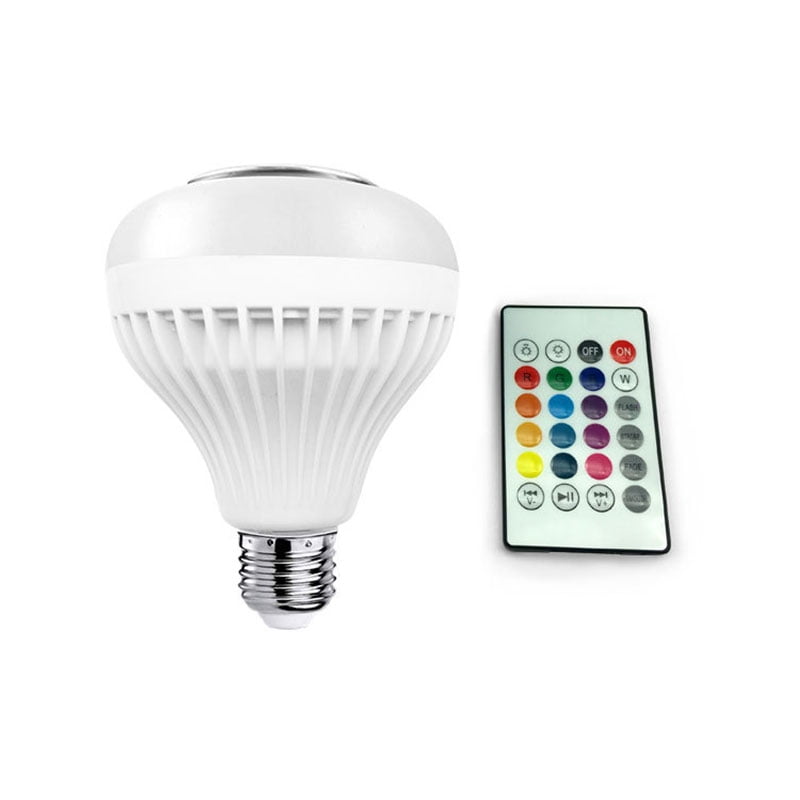 Vervreemden Rusteloosheid vitamine LED Light Bulb Wireless Smart Music Bulbs with Remote/APP Control Color  Changing Bluetooth Compatible Party Supplies - Walmart.com