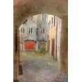 thumbnail image 2 of Allen, Kimberly 11x14 White Modern Wood Framed Museum Art Print Titled - Courtyard, 2 of 4