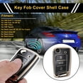thumbnail image 2 of Unique Bargains Black with Gold Tone Edge TPU Key Fob Shell Cover Case for VW Golf 7 + Variant - 3 Buttons Remote Control Key Fob Case, 2 of 6
