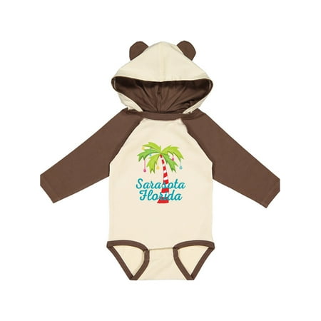 

Inktastic Sarasota Florida Christmas Vacation Gift Baby Girl Long Sleeve Bodysuit