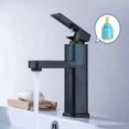 thumbnail image 4 of nipocaio Robinet d'Eau Chaude et Froi pour Évier, Carré, Simple Trou., 4 of 5
