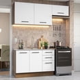 thumbnail image 2 of Cocina Integral MADESA Agata 180cm Marrón/Blanco, 2 of 5