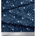 thumbnail image 2 of Soimoi Satin Silk Fabric Moon & Galaxy Fabric Prints By Yard 42 Inch Wide, 2 of 3