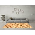 thumbnail image 3 of Ahgly Company Indoor Rectangle Abstract Orange Modern Area Rugs, 4' x 6', 3 of 4