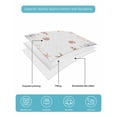 thumbnail image 5 of Quilts Twin-XL Size Bedding Set, Orange Coastal Lightweight Quilted Comforter, Beach Nautical Coral Starfish Summer Soft Reversible Bedspread Coverlet with Pillow Covers for All Season, 68" x 98", 5 of 7