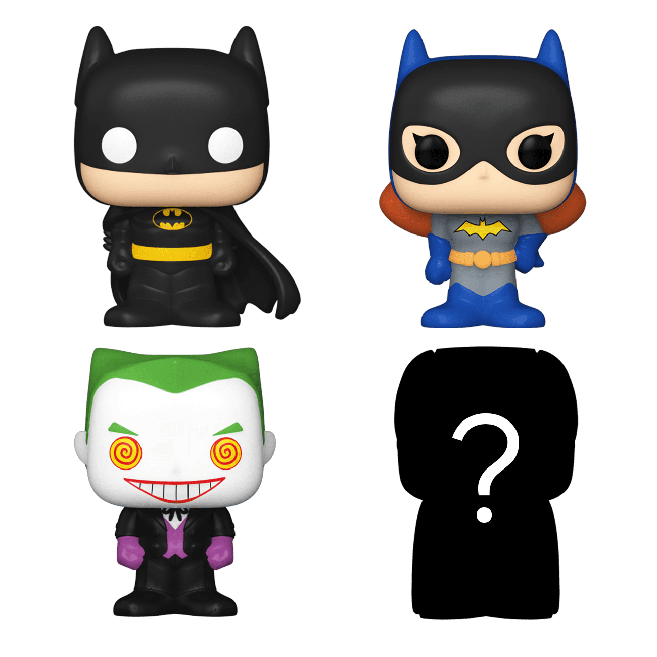 Funko Bitty POP! Collectibles Batman Vinyl Figures, 4 Count