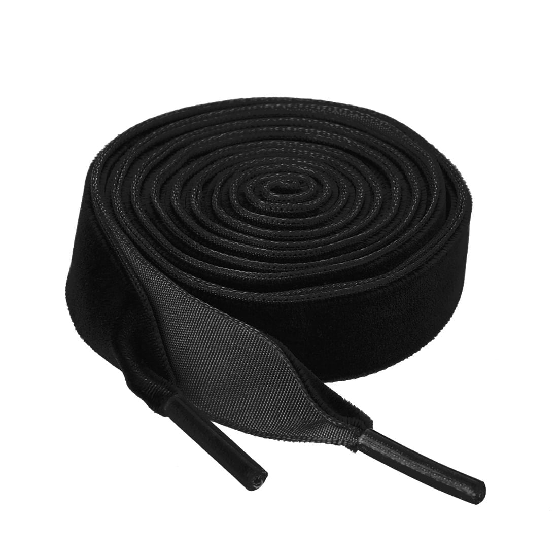 Flat Velvet Shoelaces 0.6 Inches Wide Ribbon Shoe Laces Strings for