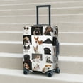 thumbnail image 6 of Rateoe dogs pets collage Printed Luggage Cover, Suitcase Protector Fits 18-32 Inch Luggage-Medium, 6 of 7