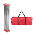 thumbnail image 4 of Soporte de trabajo portátil con bolsa de almacenamiento de tela Oxford, resistente, práctico, fácil de instalar, patas de mesa de camping para casa, 6 patas, 4 of 8