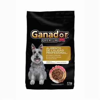 Alimento para Perro Ganador Premium Senior 4kg