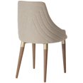thumbnail image 4 of Manhattan Comfort Utopie 2.0 Chaise d'Appoint en Beige Foncé, 4 of 6