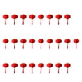 thumbnail image 4 of yuksok Lanternes Chinoises Mini Rouges Porte-Bonheur en Flocage pour Maison Bateau Dragon Festival du Printemps 25 Pcs, 4 of 9