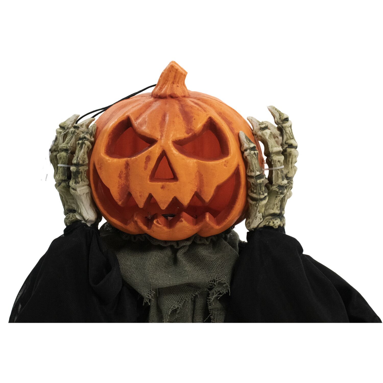 Haunted Hill Farm 25-In. Pop-Up Animatronic Pumpkin Head