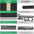 thumbnail image 4 of Potable Folding Camping Cot with Mattress Carry Bag Elastic Bed for Travel Home Lounging Office Rest, 4 of 9