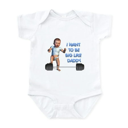 

CafePress - Big Like Daddy Infant Bodysuit - Baby Light Bodysuit Size Newborn - 24 Months