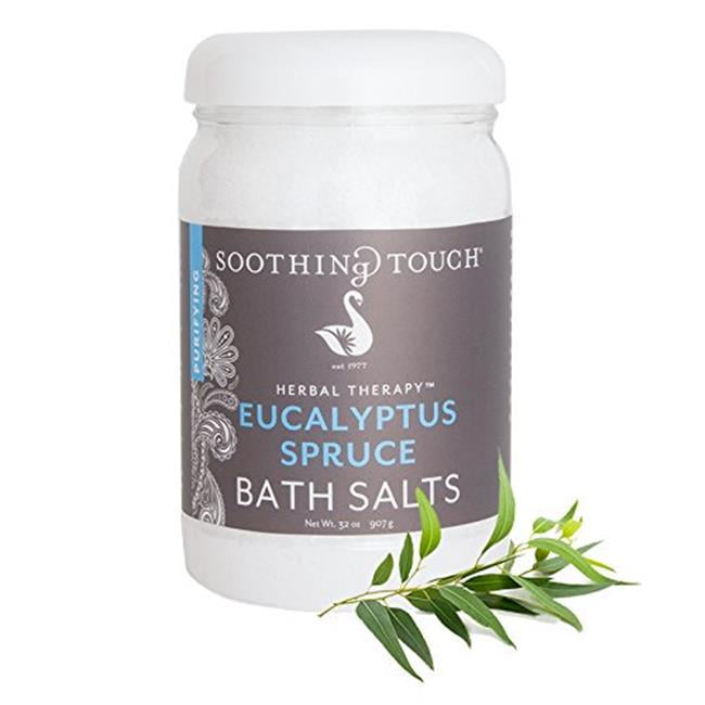 Soothing Touch 2136653 32 oz Eucalyptus Spruce Bath Salts