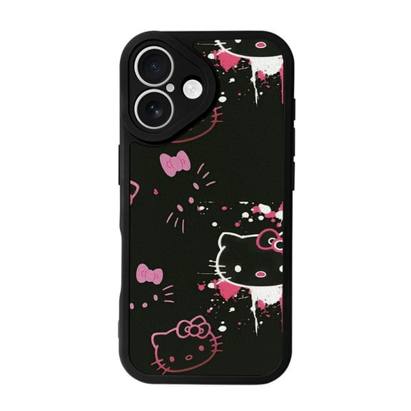 Hello kitty iPhone 16 Silicone Phone Case Apple Leather Protective Case Suitable for iPhone 16