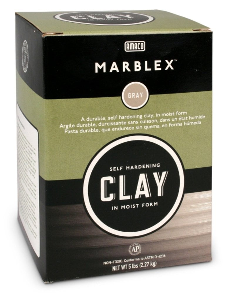 Amaco X-25 5 lb Clay Marblex Grey 