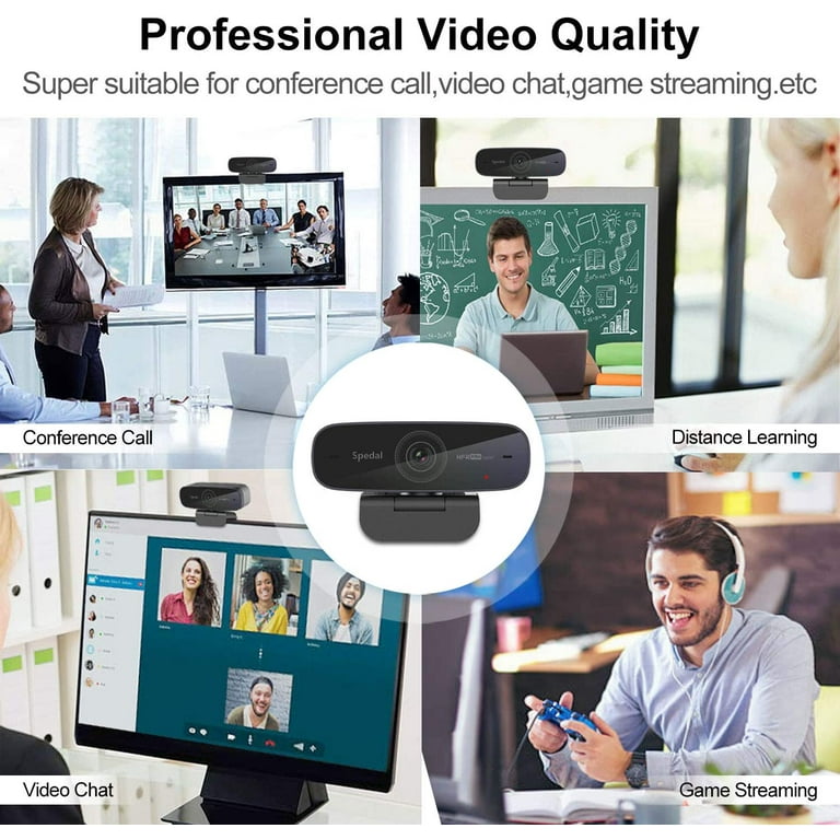 Spedal AF926 USB Webcam 1080P 60fps With Dual Microphone AutoFocus