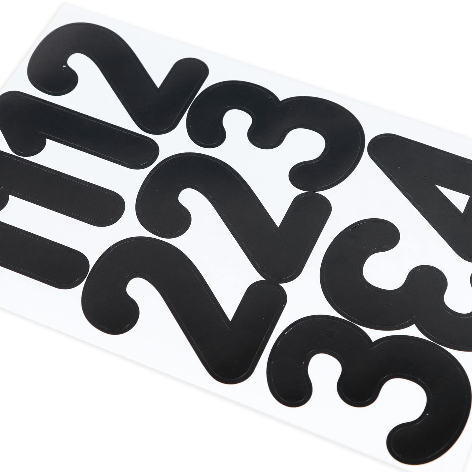 Recollections Black Rounded Number Stickers, 12 Pack