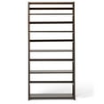 thumbnail image 4 of WyndenHall  Normandy SOLID WOOD 63 inch x 30 inch Transitional Ladder Shelf Bookcase - 30"w x 15.9"d x 63"h Black Painted, Wood Finish, 4 of 5