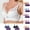 Beige, variant on 2PC Plus Size Bras for Women's Push-Up Women's Leopard-Print Front Buckles Underwear No Steel Close Bra