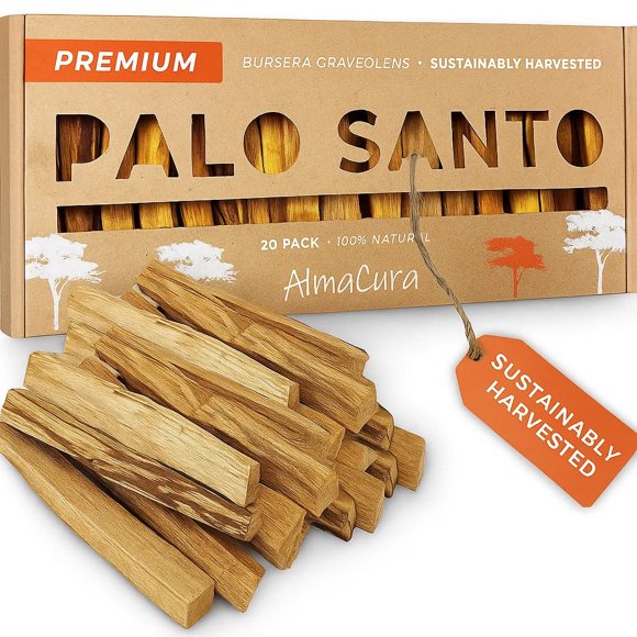 Palo Santo Sticks Almacura Premium (20) con certificación Peru