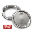 thumbnail image 2 of Ball 12-Pack Regular Mouth Canning Jar Lids and Rings, Two-Piece Mason Jar Lids with Bands for Canning and Preserving, Fits Ball Regular Mouth Mason Jars, 2 of 8