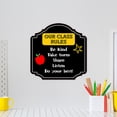 thumbnail image 3 of Heritage Plus Our Class Rules Be Kind Take Turns Share Listen Do Your Best! Wall or Door Sign | School Signage - Small, 3 of 9