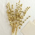 thumbnail image 3 of Glitter Beaded Picks with Sparkling Sequin and Bead Design, 15.7 Inches, Gold, for Christmas Tree and Floral Arrangements, Floral Decoration, 3 of 5