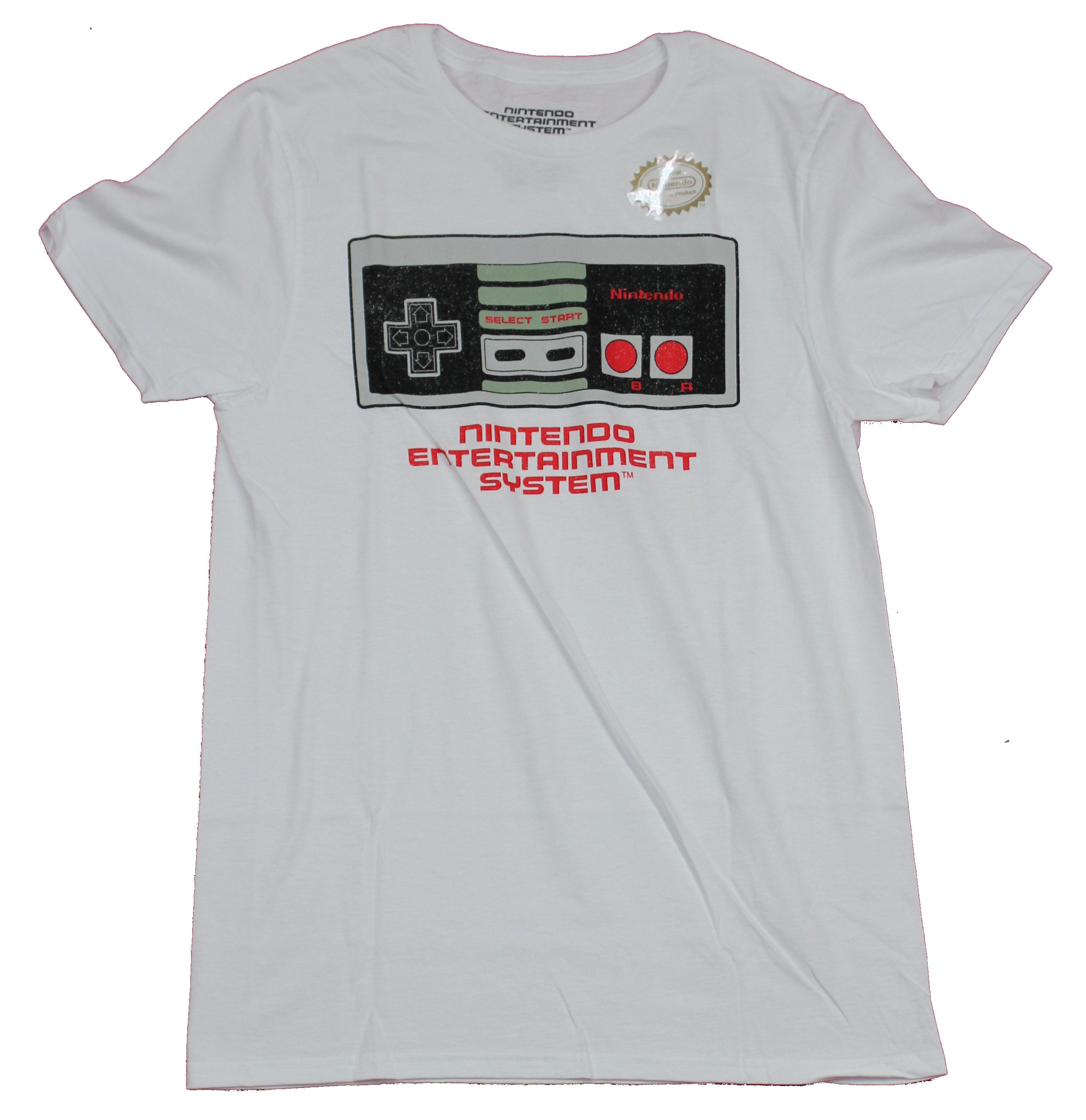 nøjagtigt Kammerat Mania Nintendo NES Mens T-Shirt - Nintendo Entertainment System Controller  (2X-Large) - Walmart.com