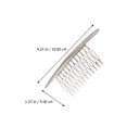 thumbnail image 2 of French Hair Pin 4 pcs Teeths Hair Hair Clip Combs Metal Wire Hair Combs Wire Bridal Wedding Veil Combs Clip Combs Metal Hair Styling Accessories, 2 of 5