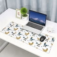 thumbnail image 4 of Rocae Farm Roosters for Gaming Mouse Pad, Mouse Pad Large, Office Computer Keyboard Mousepad, Keyboard and Mouse Pad with Stitched Edges,31.5 x 11.8 in, 4 of 5