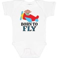 thumbnail image 3 of Inktastic Boys Future Pilot Monkey Airplane Boys Baby Bodysuit, 3 of 5