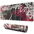 thumbnail image 1 of Premium Black Red Gaming Mouse Pad (31.5x11.8 inch) - Large Computer Desk Pad with Non-Slip Base and Stitched Edge for Maximum Control, 1 of 7