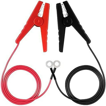 chengsi Solar Fence Charger Electric Fence Lead With Alligator Clips Charging Wire Current Test Lines Inverter Connecting Line