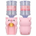 thumbnail image 2 of Children Water Dispenser Toy, Miniature Water Dispenser Cartoon Pig Shape Design Light Weight Mini Small  For Home, 2 of 8