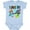 AE-Light Blue, variant on I Love My Daddy- 80s Retro Style Boys or Girls Baby Bodysuit