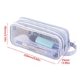 thumbnail image 2 of Estuche para Lápices de Gran Capacidad con Doble Capa de Malla: Bolsa Multifuncional para Material Escolar, Exámenes y Necesidades de Almacenamiento para El Estudio Diario., 2 of 7