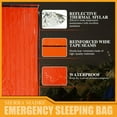 thumbnail image 3 of Sierra Madre Emergency Sleeping Bag,Emergency sleeping bags for survival,84"x36", Tiny Portable Thermal Waterproof Bivy Sack Blanket,Waterproof Thermal Bivy Sack for Camping, Hiking, Outdoor, 3 of 6