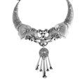 thumbnail image 3 of Vintage estilo indio grueso gargantilla collar accesorios de ropa Plata Sunnimix Collar indio Gargantilla con collar, 3 of 8